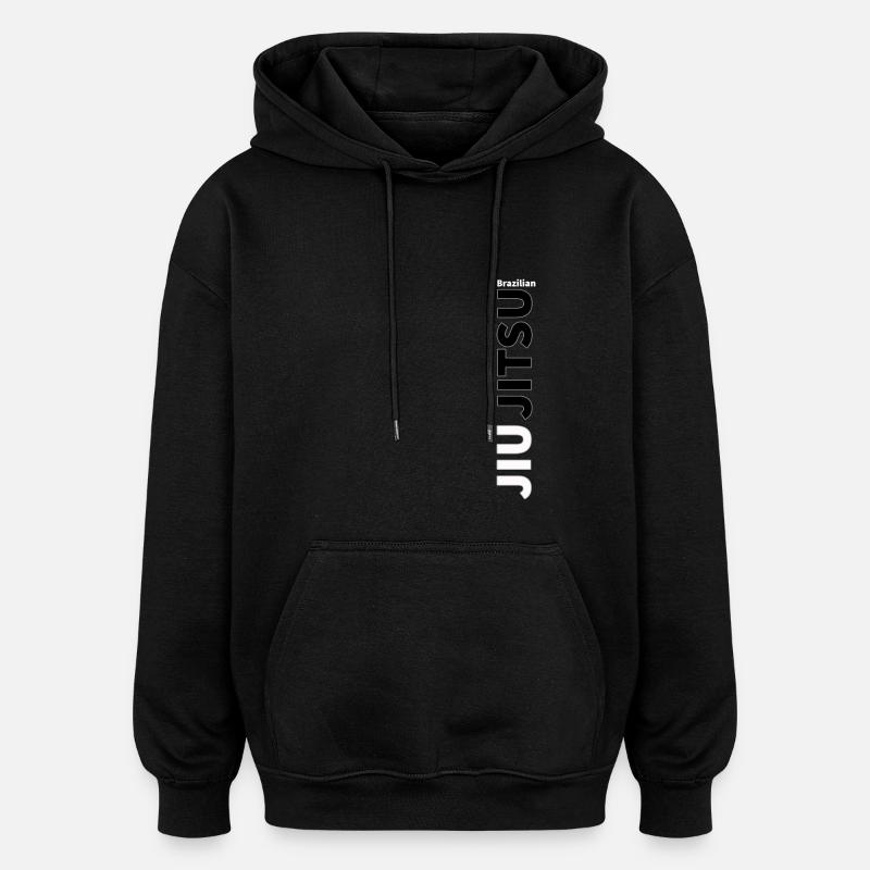 Brazilian Jiu-Jitsu - Sweat à capuche oversize unisexe - noir