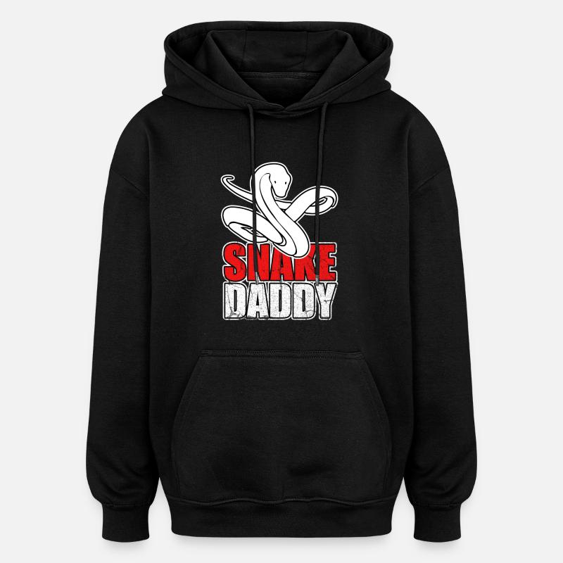 Snakes pet gift - Oversized Unisex Hoodie - black