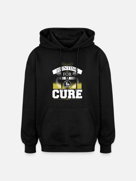 Chasse à la guérison - Sweat à capuche oversize unisexe - noir
