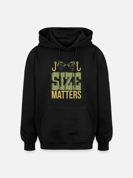 fishing - Oversized Unisex Hoodie - black