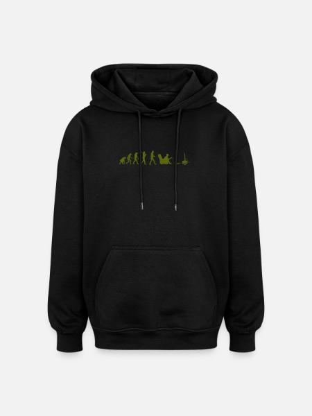 Gamer Evolution - Oversized Unisex Hoodie - black