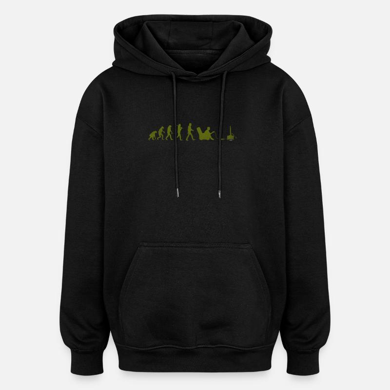 Evolution du joueur - Sweat à capuche oversize unisexe - noir
