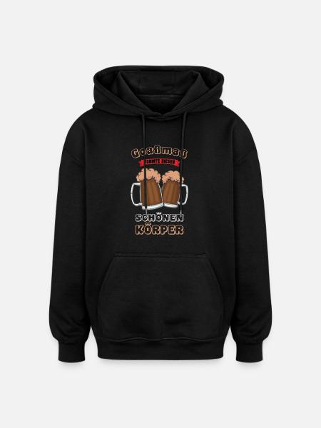Goaßmaß - Oversized Unisex Hoodie - Schwarz