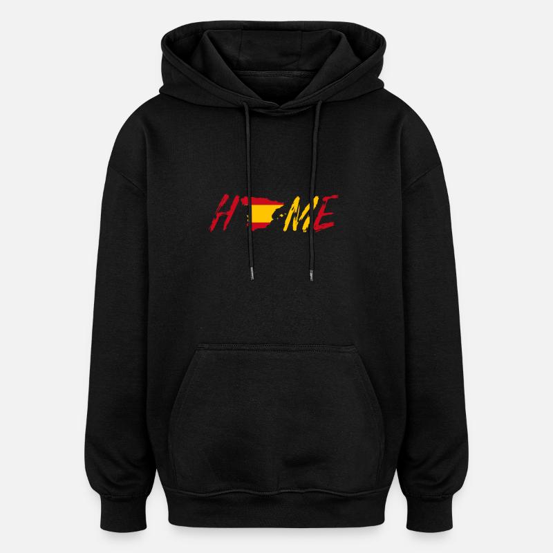 Espagne Domicile - Sweat à capuche oversize unisexe - noir