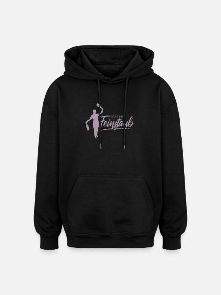 Spaß mit Feinstaub - Oversized Unisex Hoodie - Schwarz