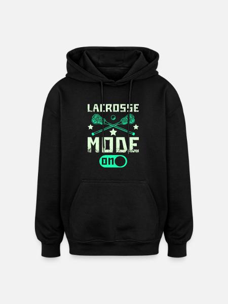 Mode crosse activé - Sweat à capuche oversize unisexe - noir