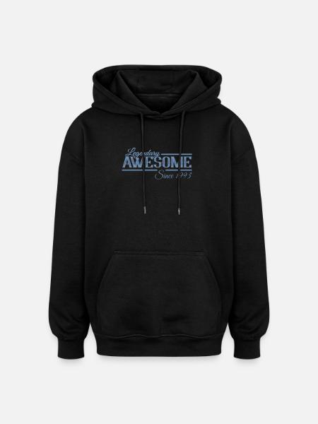 Legendary since 1993 - Oversized Unisex Hoodie - black