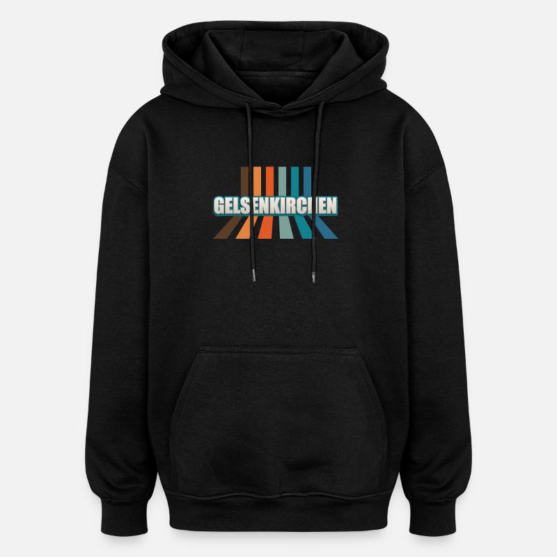 Gelsenkirchenerin Gelsenkirchener Gelsenkirchen - Sweat à capuche oversize unisexe - noir