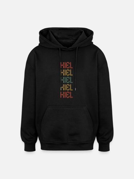 Kielerin Kieler Kiel - Oversized Unisex Hoodie - black