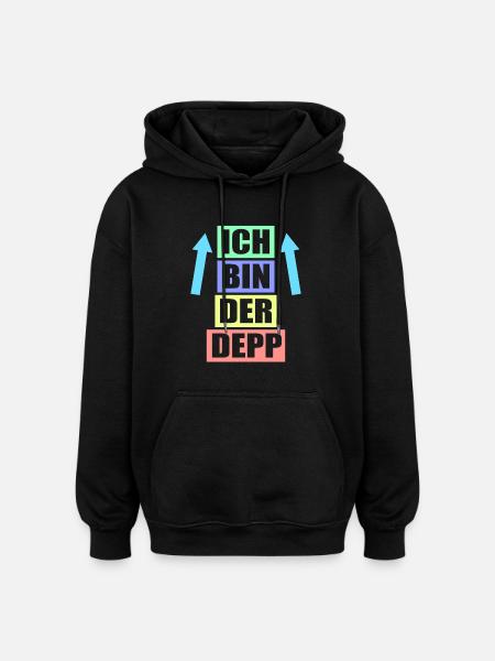 Junggesellenabschied Poltern Polterabend JGA - Oversized Unisex Hoodie - Schwarz