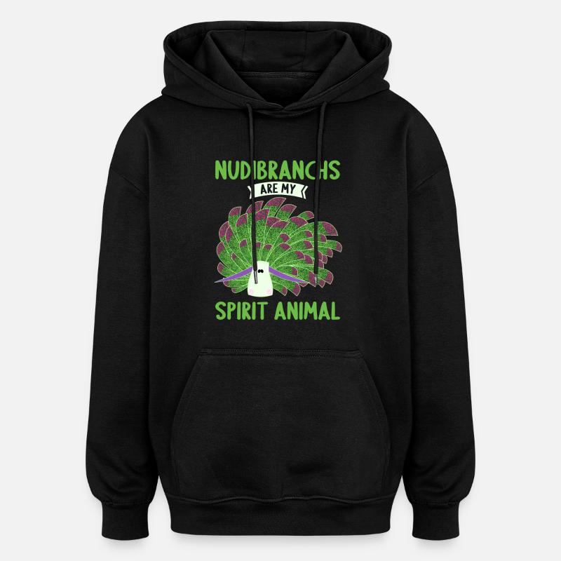 Nudibranch nudibranchs - Oversized Unisex Hoodie - black