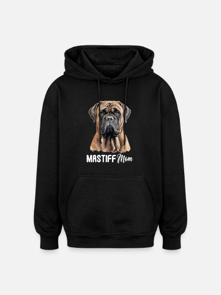Mastiff - Oversized Unisex Hoodie - black