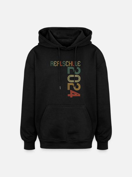 Lycée Jeunes Filles Lycée 2024 - Sweat à capuche oversize unisexe - noir