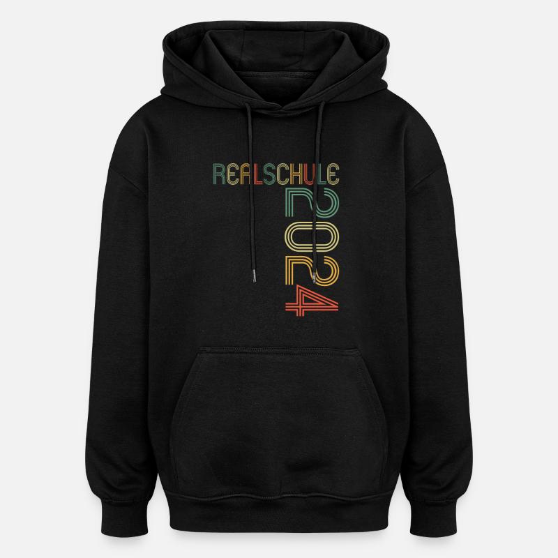 Lycée Jeunes Filles Lycée 2024 - Sweat à capuche oversize unisexe - noir