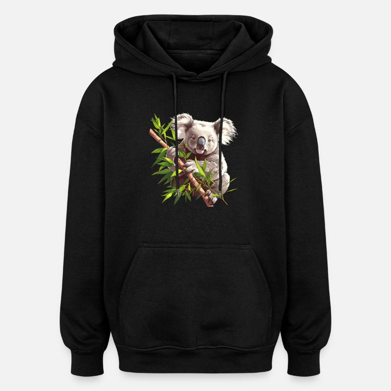 Koalas Koala - Oversized Unisex Hoodie - black