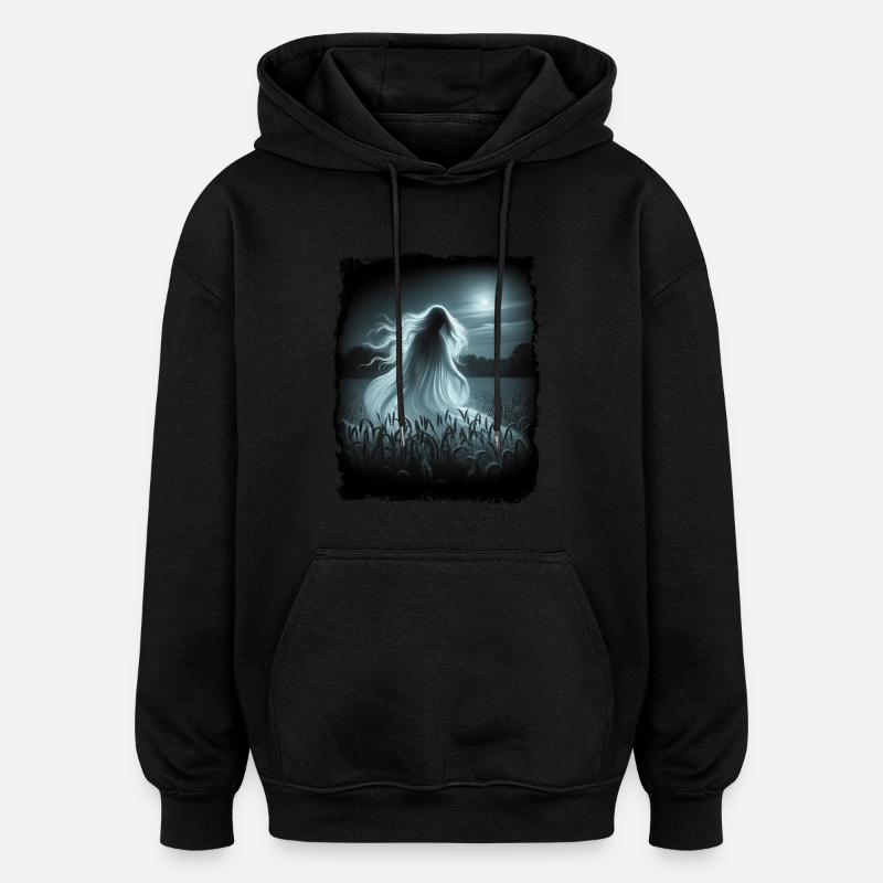 Nightghost - die Mitternachtsdame - Oversized Unisex Hoodie - Schwarz