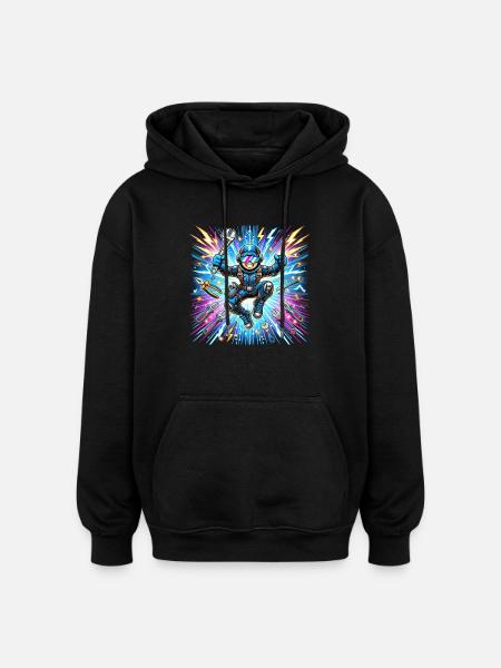 Electrician can do everything - Oversized Unisex Hoodie - black
