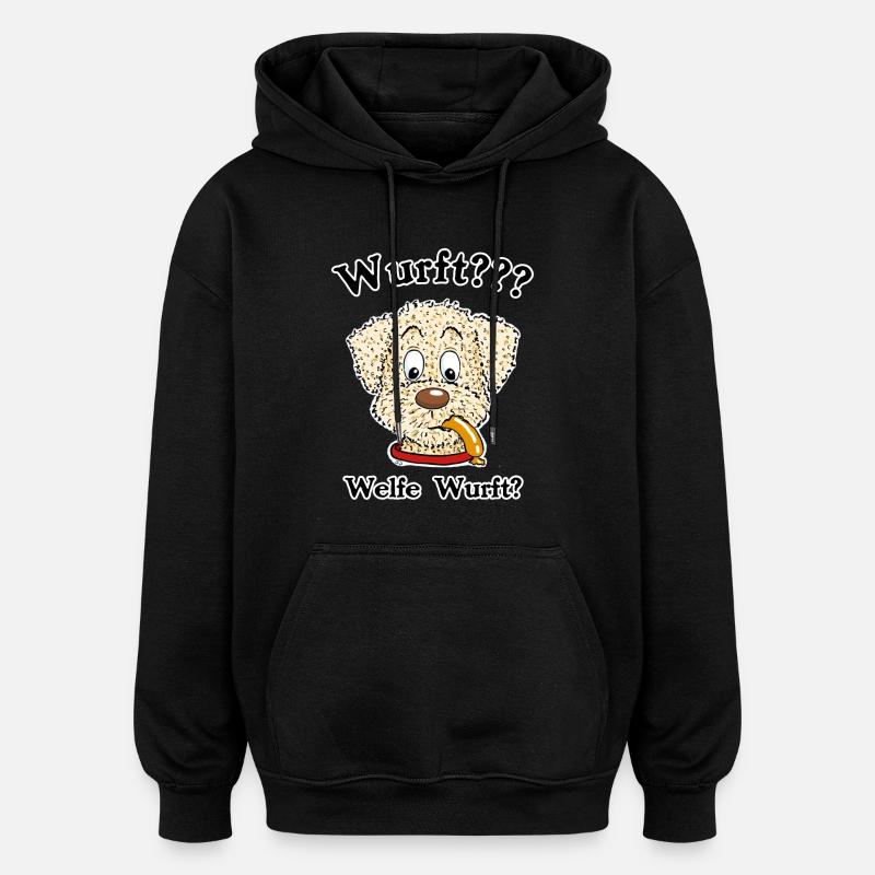 Pino Wurst1 2 - Oversized Unisex Hoodie - black