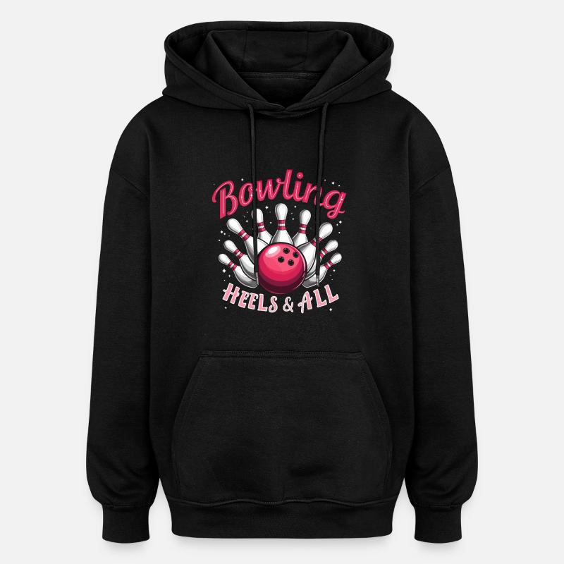 KEGELN - Oversized Unisex Hoodie - Schwarz