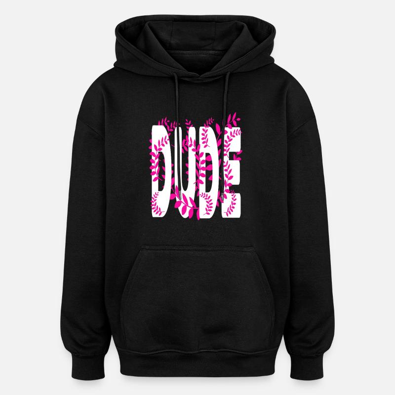 , vraiment - Sweat à capuche oversize unisexe - noir