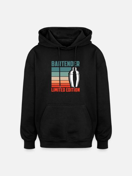 Bartender Limited Edition - Oversized Unisex Hoodie - black