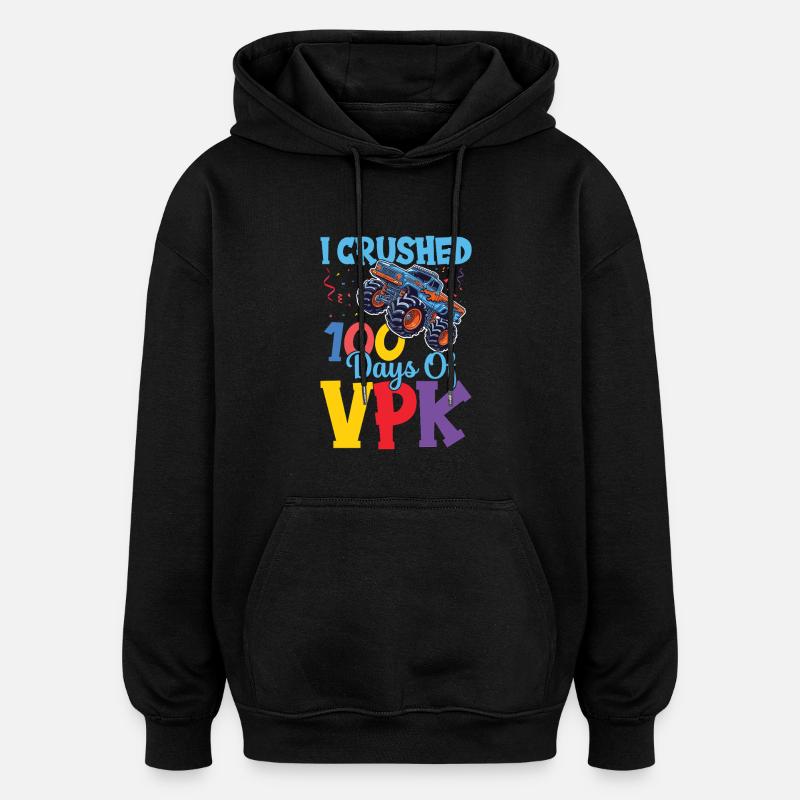 J’ai 100 jours de vpk - Sweat à capuche oversize unisexe - noir