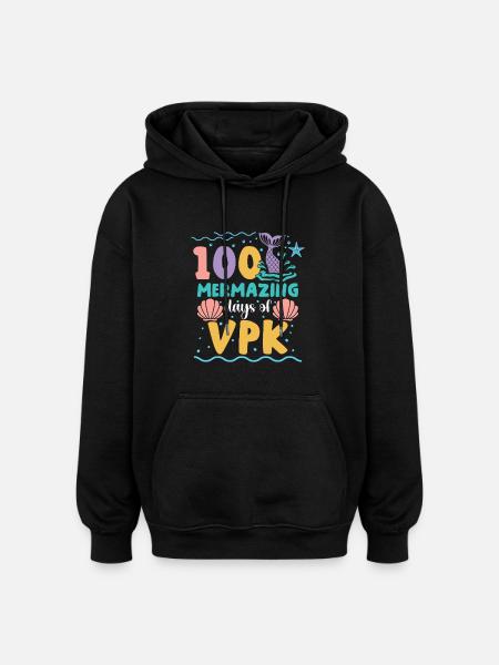 100 Fascinating Days Vpk - Oversized Unisex Hoodie - black