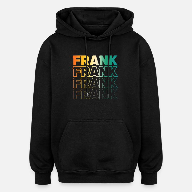 Frank - Oversized Unisex Hoodie - black
