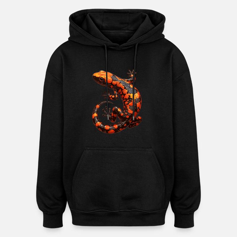 Salamanders Salamander - Oversized Unisex Hoodie - black