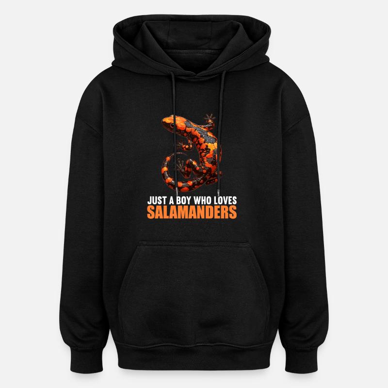 Salamanders Salamander - Oversized Unisex Hoodie - black