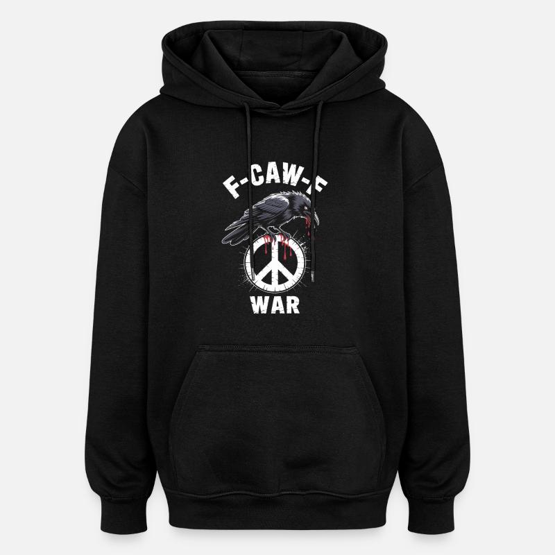 FCAWF War - Oversized Unisex Hoodie - black