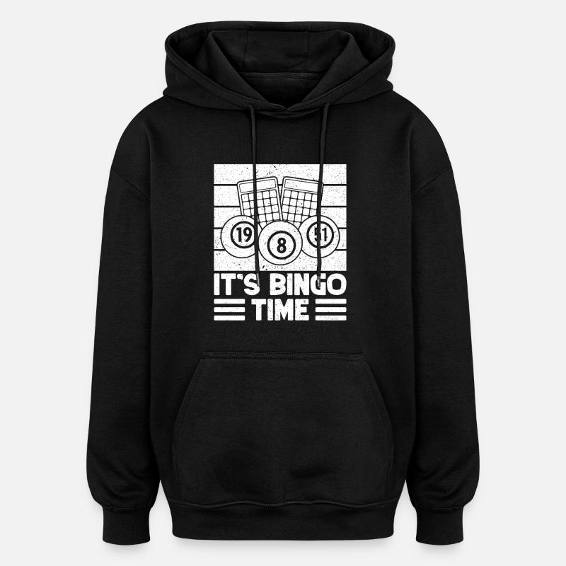 Bingo Player Time Bingo - Oversized Unisex Hoodie - black