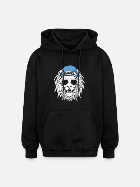 Leo Daniel - Oversized Unisex Hoodie - black