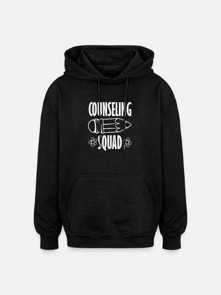 Schulberater Team Crew Pencil Design - Oversized Unisex Hoodie - Schwarz