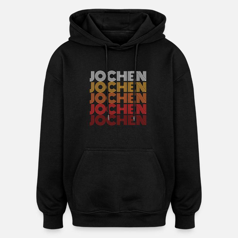 Jochen - Oversized Unisex Hoodie - black