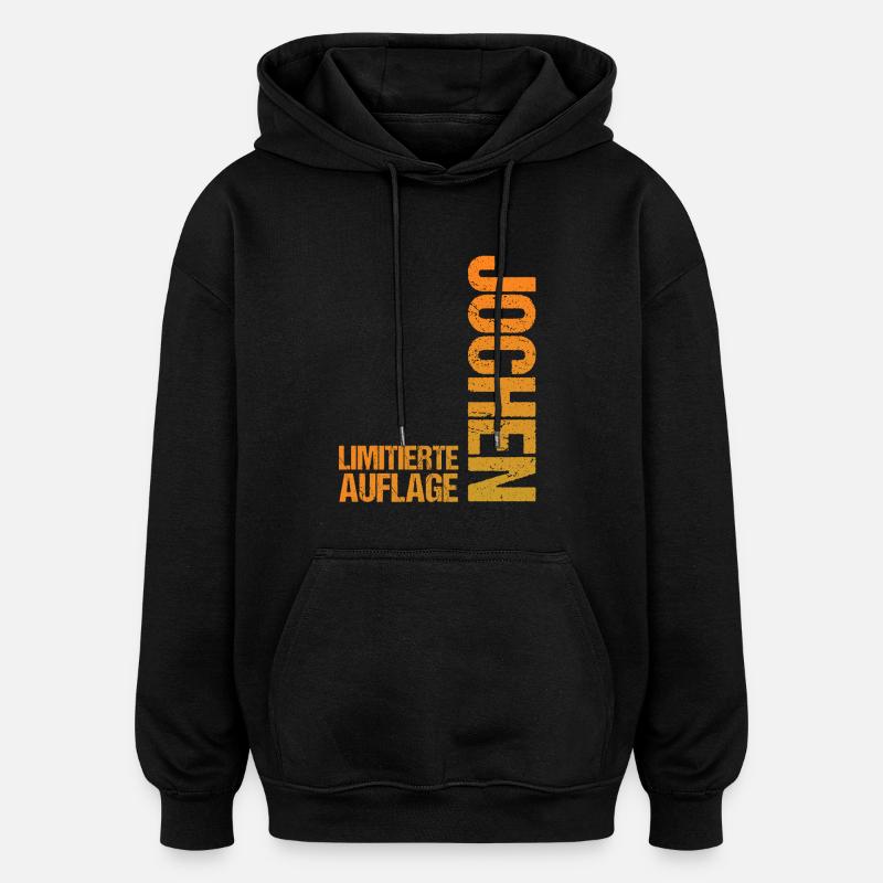 Jochen - Oversized Unisex Hoodie - Schwarz