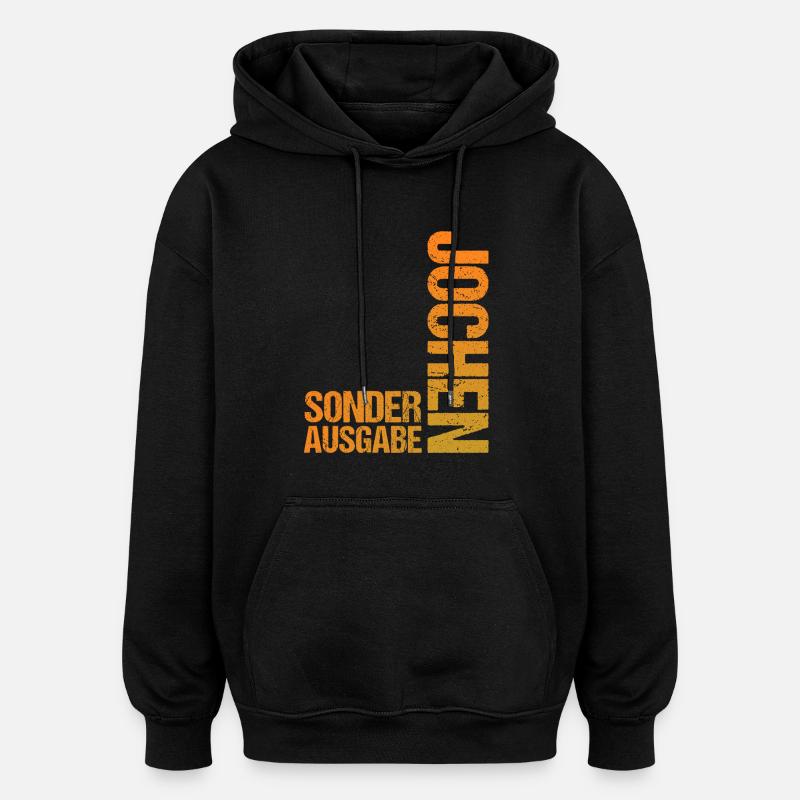 Jochen - Oversized Unisex Hoodie - Schwarz