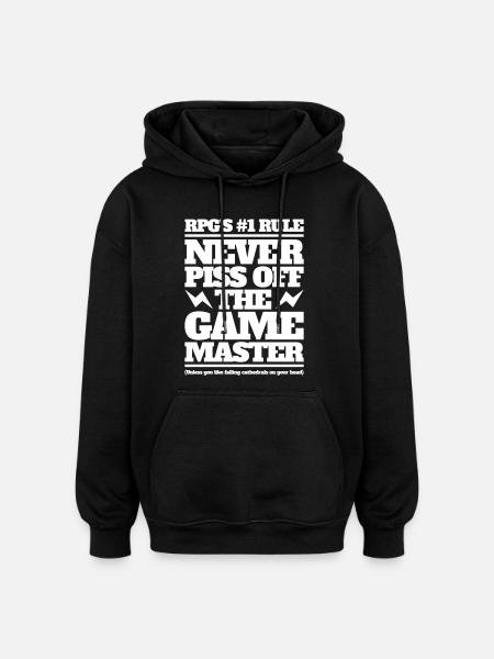 Never piss off the GM - Oversized Unisex Hoodie - black