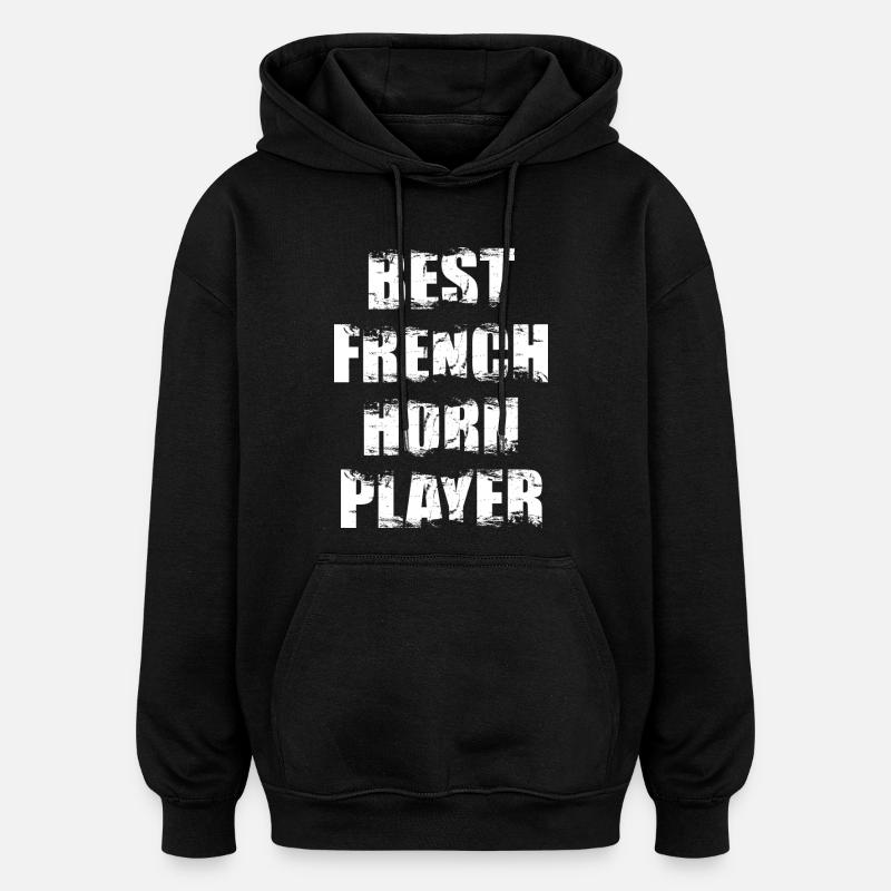 Bester Waldhornspieler - Oversized Unisex Hoodie - Schwarz