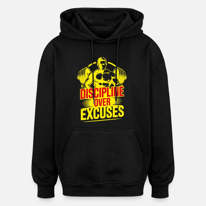 Tun - Oversized Unisex Hoodie - Schwarz