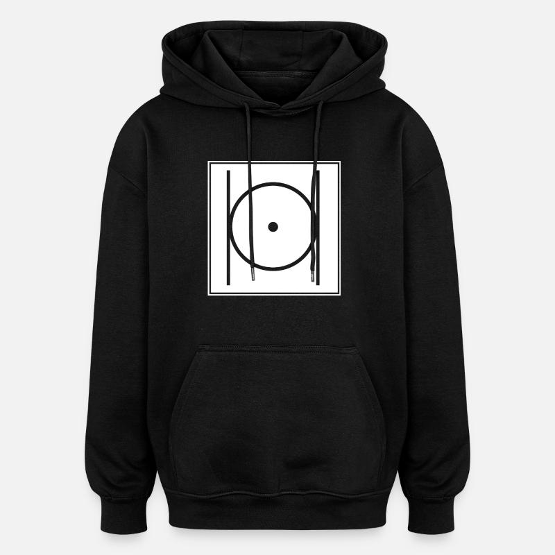 Freimaurer Illuminati - Oversized Unisex Hoodie - Schwarz