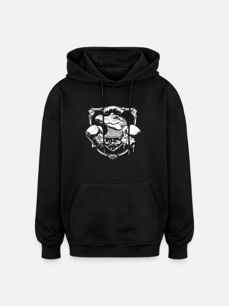 Boxer Alligator Boxe MMA - Sweat à capuche oversize unisexe - noir
