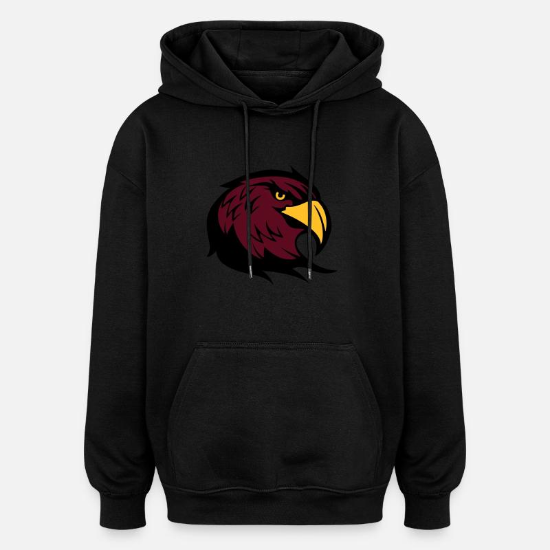 Eagle de - Oversized Unisex Hoodie - Schwarz
