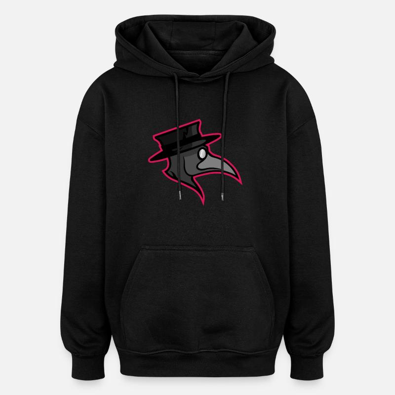 pest2 Plan de travail 1 - Sweat à capuche oversize unisexe - noir