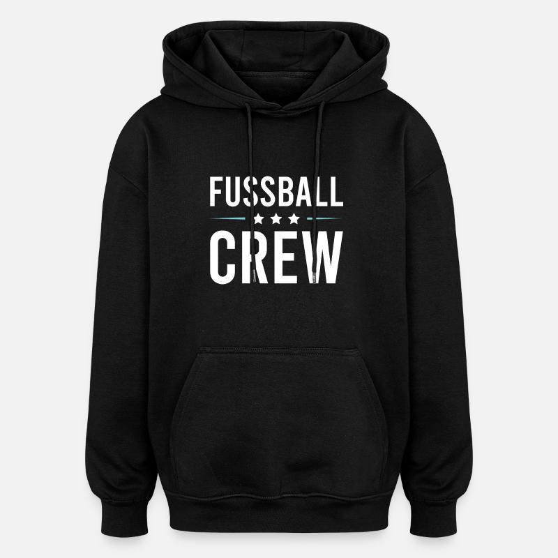 Équipe de football - Sweat à capuche oversize unisexe - noir