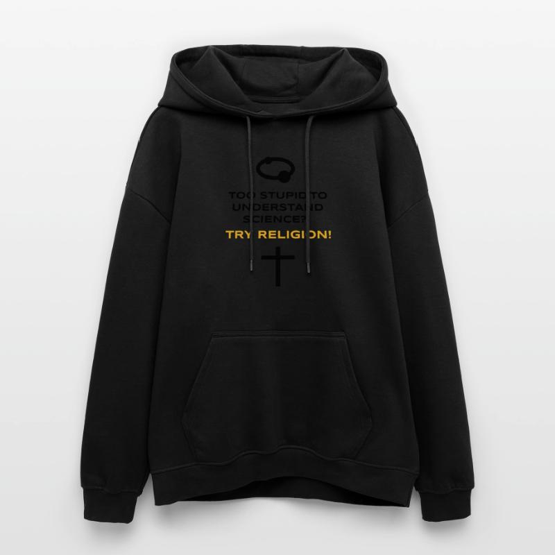 Science vs. Religion Oversized Unisex Hoodie