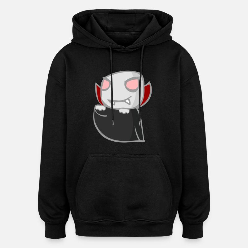 vampire - Sweat à capuche oversize unisexe - noir