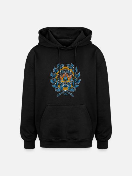 masamune - Oversized Unisex Hoodie - Schwarz