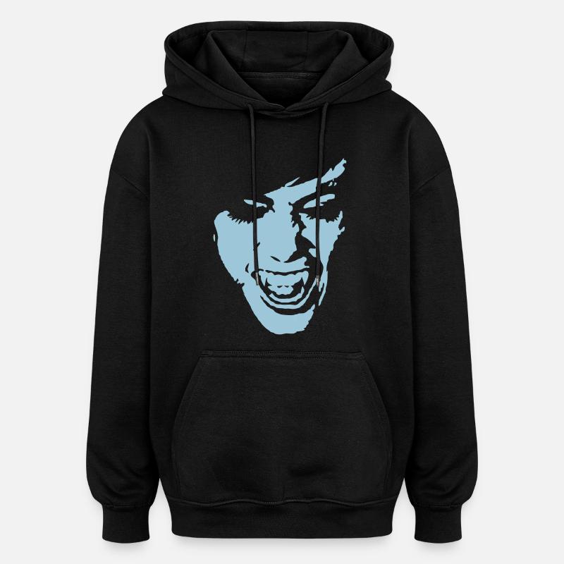 Vampire hug - Sweat à capuche oversize unisexe - noir