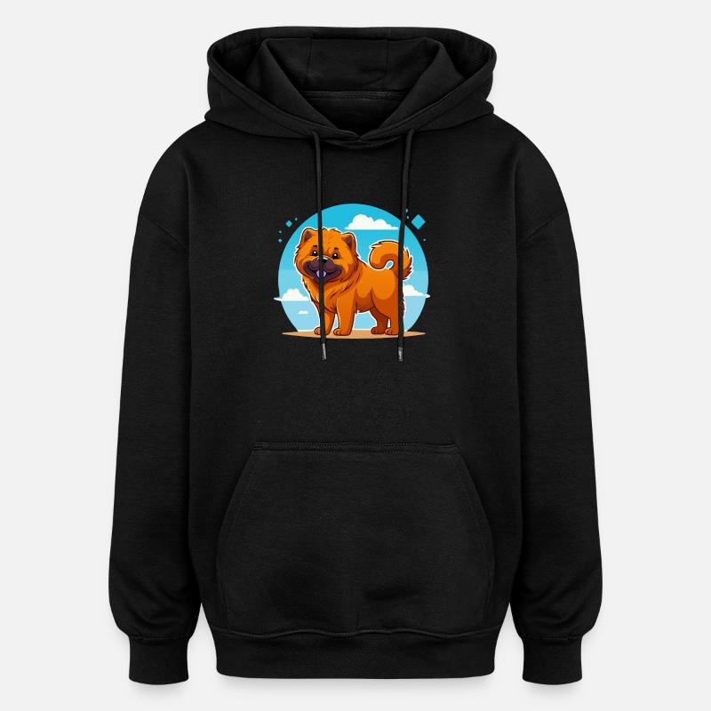 Chow-Chow (comic) - Oversized Unisex Hoodie - black